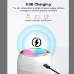 Premium Dual Mist Humidifier with Colorful Luminous Night Light - Image 4