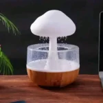 Latfu™ Colorful Mushroom Rain Cloud Humidifier – LED Night Light & Aromatherapy Diffuser with Raindrop Mist Effect