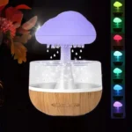 Latfu™ Colorful Mushroom Rain Cloud Humidifier – LED Night Light & Aromatherapy Diffuser with Raindrop Mist Effect - Image 4