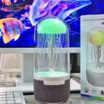 MAX-113 Jellyfish RGB Bluetooth Speaker with Smart Ambient Light & Sound Display - Image 3