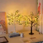 GlowLeaf – LED Tree Lamp with Green Leaves - Image 5