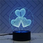 3D Swan Night Light – Optical Illusion Acrylic LED Desk Lamp (20×15 cm)/ 3D সোয়ান নাইট লাইট - Image 2