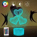 3D Swan Night Light – Optical Illusion Acrylic LED Desk Lamp (20×15 cm)/ 3D সোয়ান নাইট লাইট