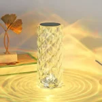 Diamond Table Lamp – Crystal LED Touch Bedside Lamp for Home & Decoration / ডায়মন্ড টেবিল ল্যাম্প - Image 3